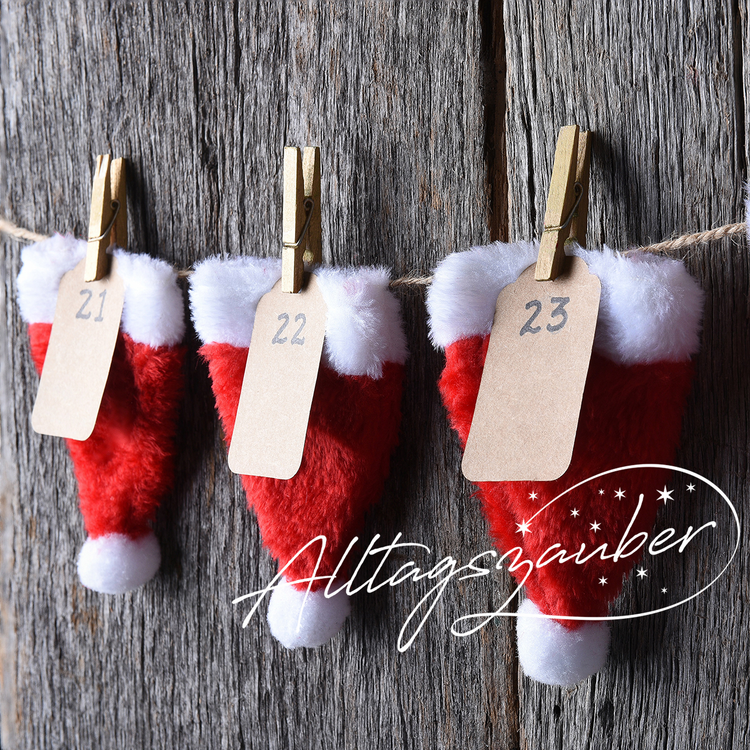 Advent - Aufkleber 1-24