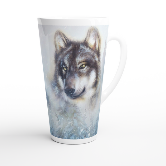 XXL-Tasse Winterwolf