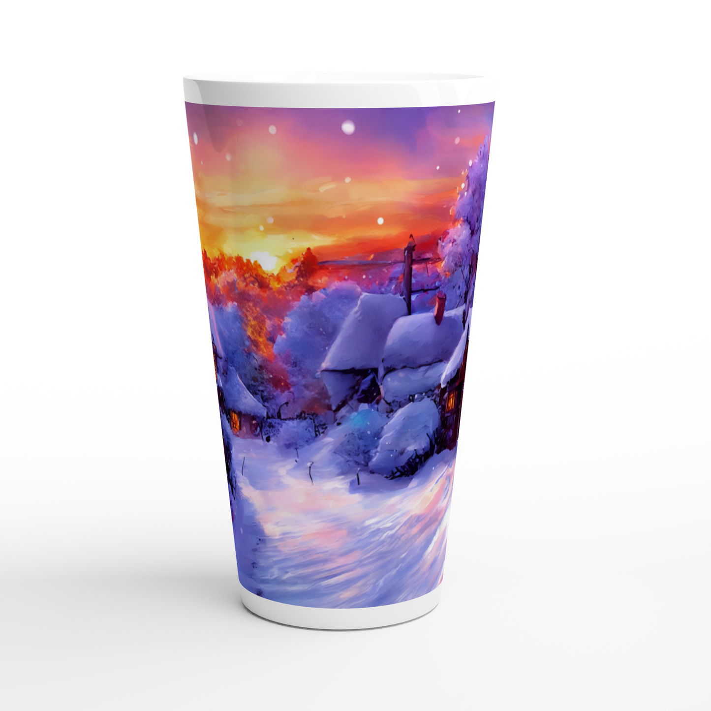 XXL-Tasse Schnee-Landschaft