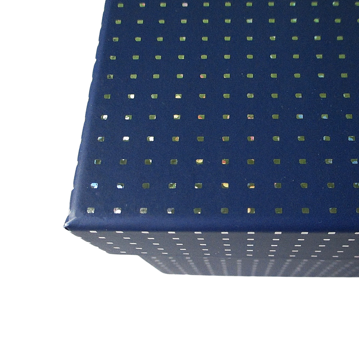 Hologramm-Geschenkbox blau-silber
