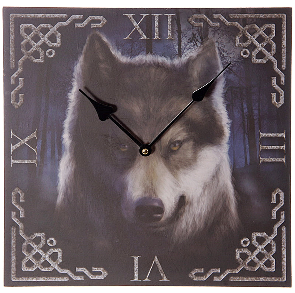 Bilderuhr GEISTERWOLF