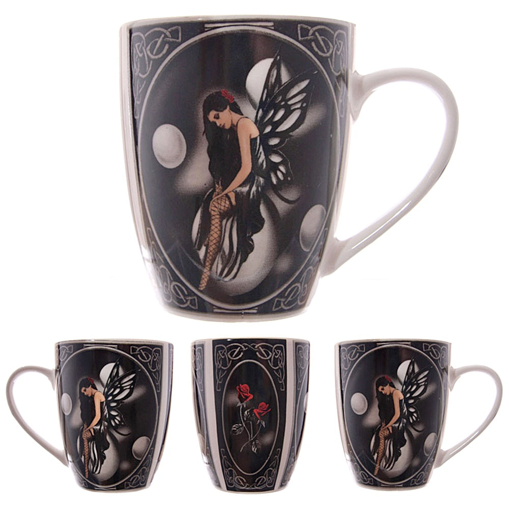 Fantasy-Tasse SCHWARZE FEE