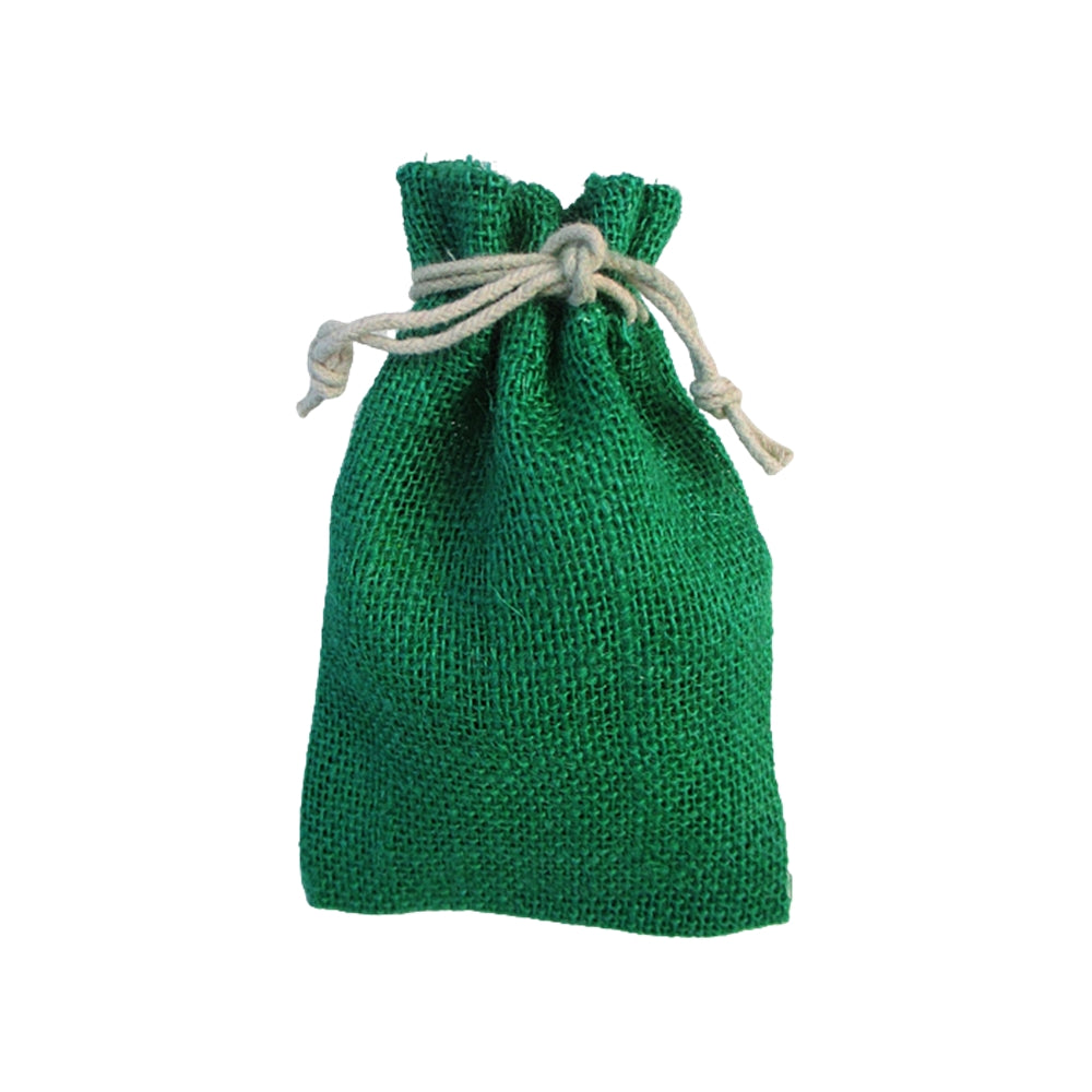 Jutesäckchen 20x12 cm grün