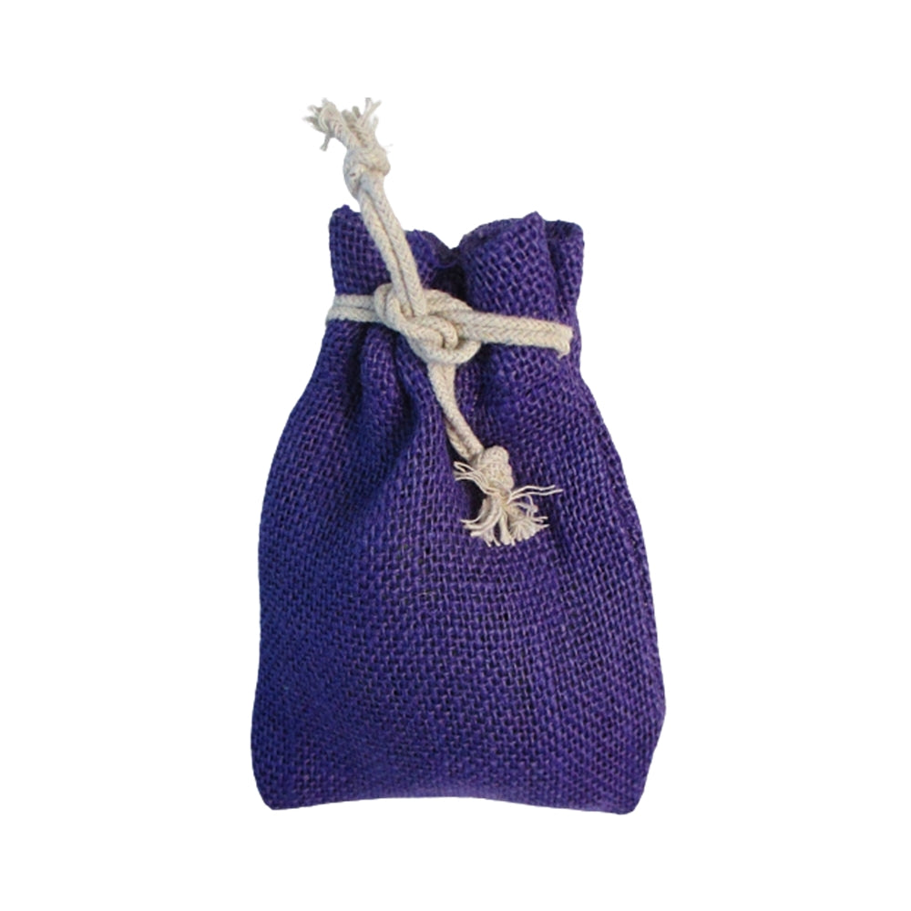 Jutesäckchen 15x10 cm violett