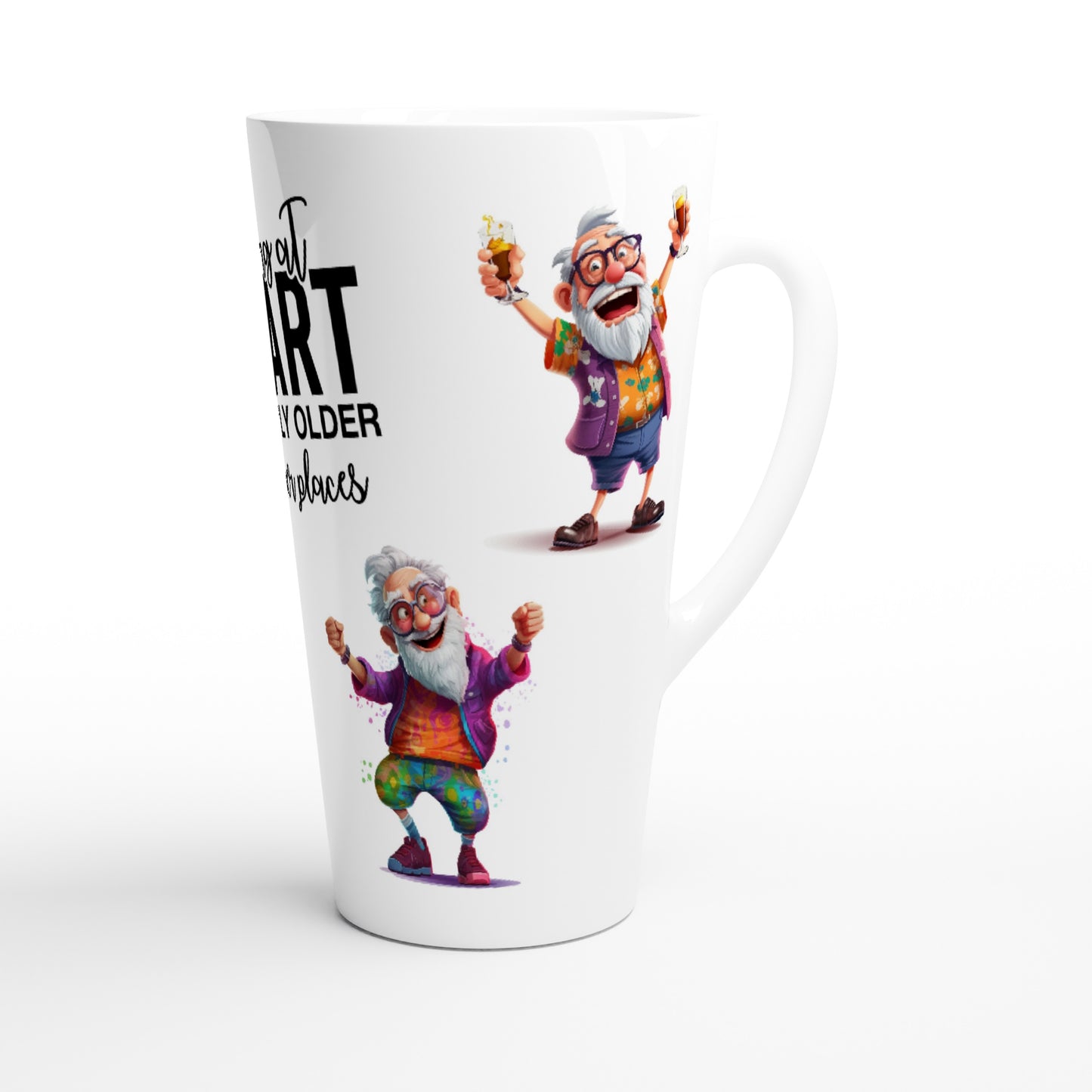 XXL-Tasse Young at heart