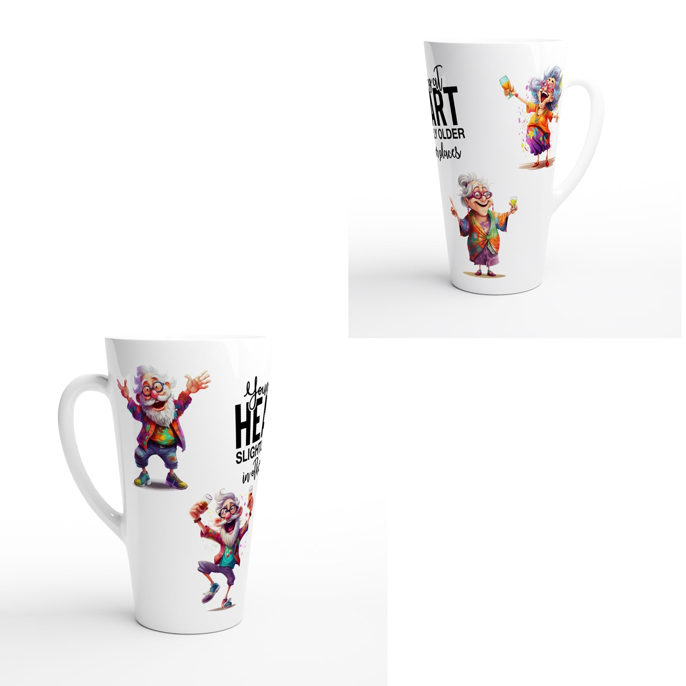 XXL-Tasse Young at heart