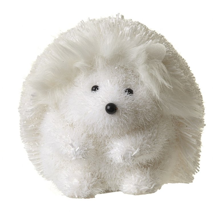 Weißer Deko-Igel