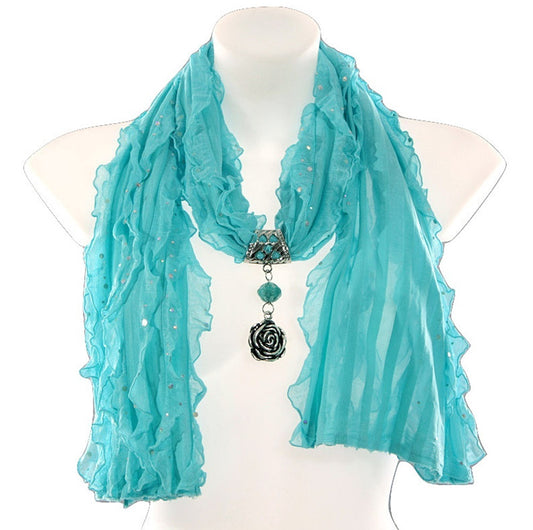 Schmuckschal türkis