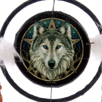 Kl. Traumfänger KELTISCHER WOLF