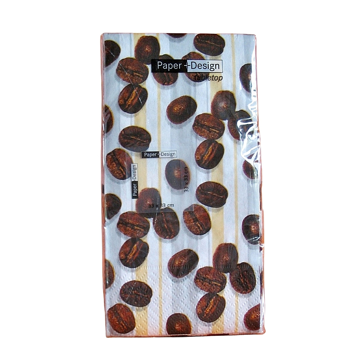 16 Zellstoff-Servietten KAFFEE