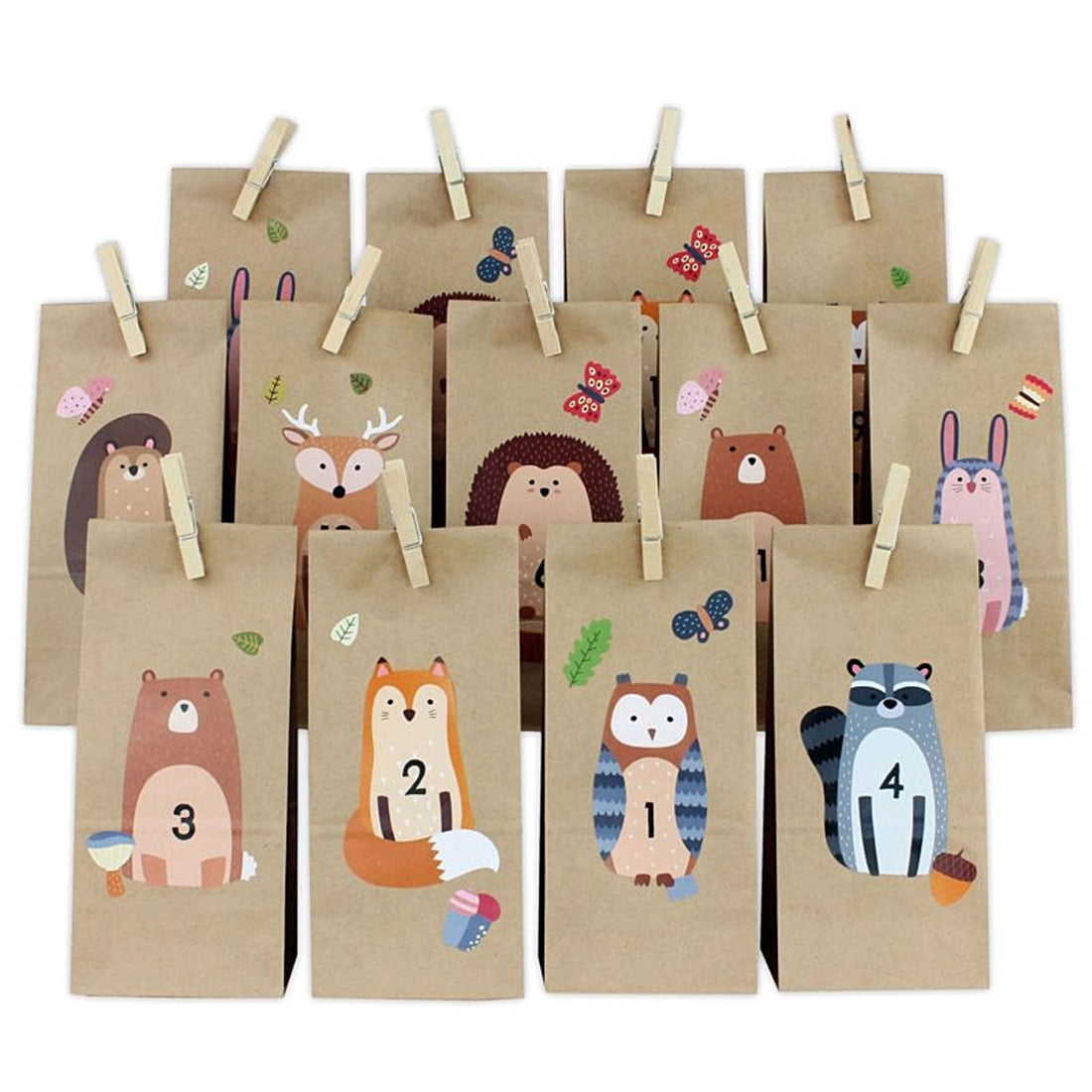 Adventskalender-Set Waldtiere II