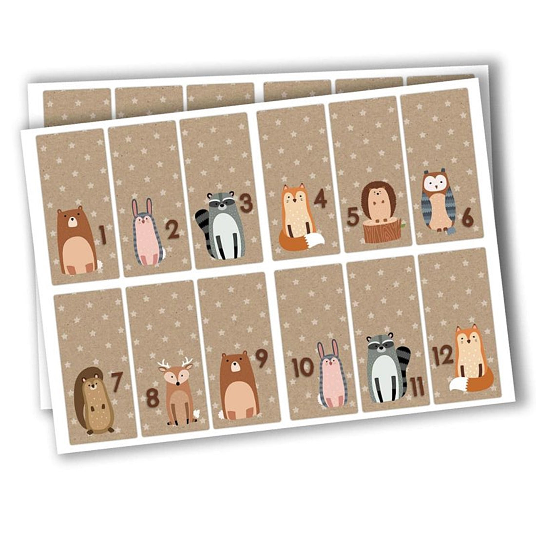 Adventskalender Mini-Set Waldtiere