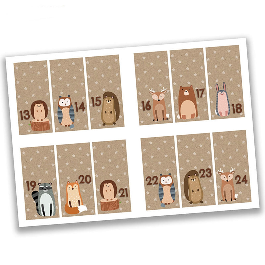 Adventskalender Mini-Set Waldtiere