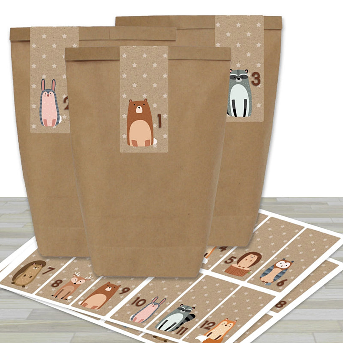 Adventskalender Mini-Set Waldtiere