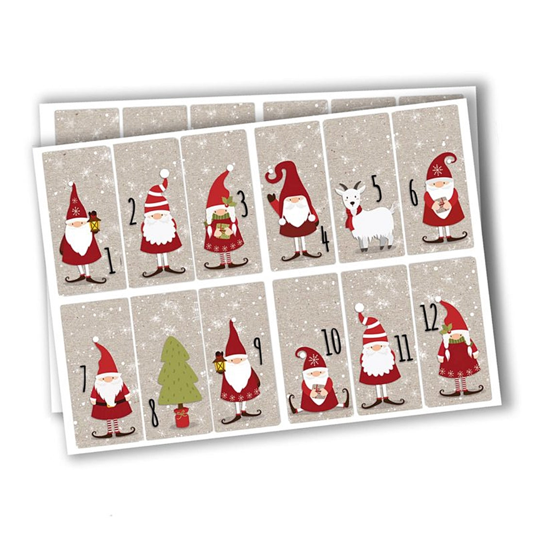 Adventskalender Mini-Set Wichtel