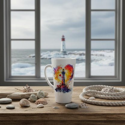 XXL-Tasse Leuchtturm & Liebe